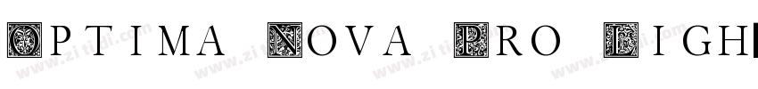 Optima Nova Pro Ligh字体转换